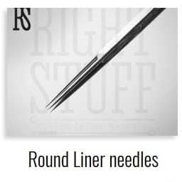 Round liner tattoo needles