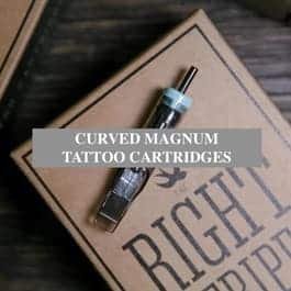 Curved magnum tattoo cartridges