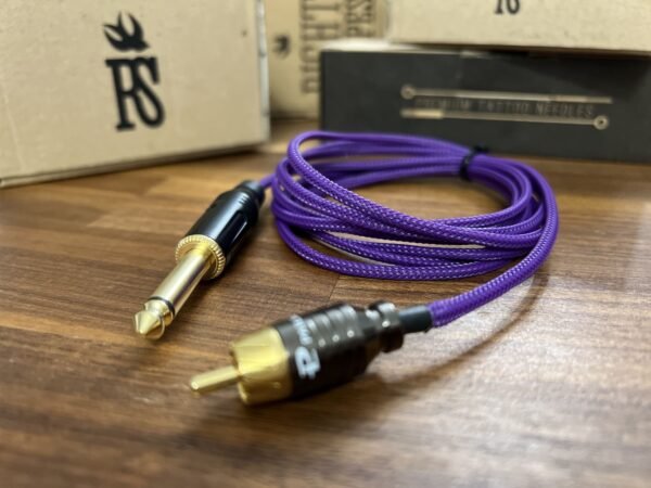 Cable de pinza RCA Violeta