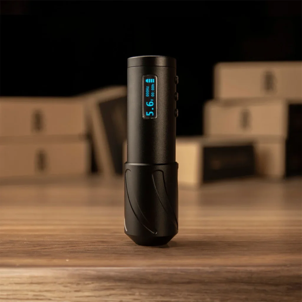 RightStuff Revo Wireless Tattoo Machine - Black - 4.2mm Stroke