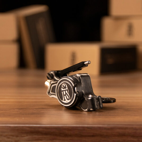 Rotary tattoo machine - CROSS BLK WHT
