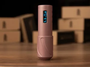 RightStuff Revo Wireless Tattoo Machine - Pink - 4.2mm Stroke