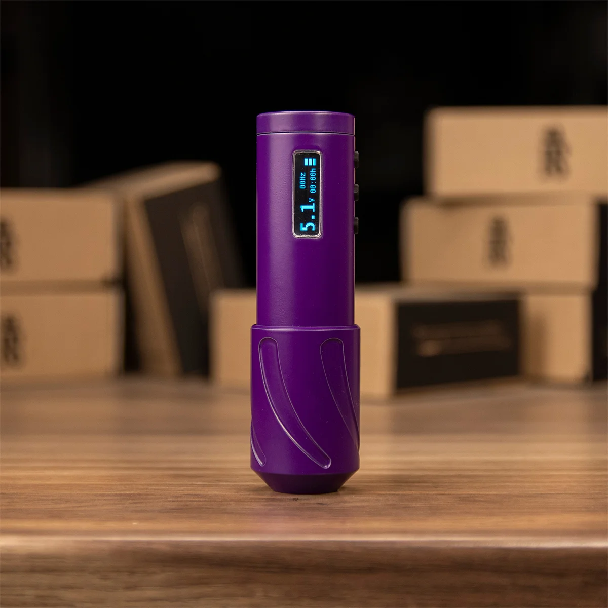Machine à tatouer sans fil REVO LollyPurple 1 RightStuff Revo Wireless Tattoo Machine - Purple - 4.2mm Stroke