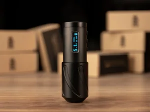 Wireless tattoo machine REVO SHOT BLACK, rightstuff k-pulse drive system